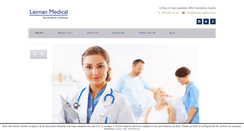 Desktop Screenshot of leiman-medical.com